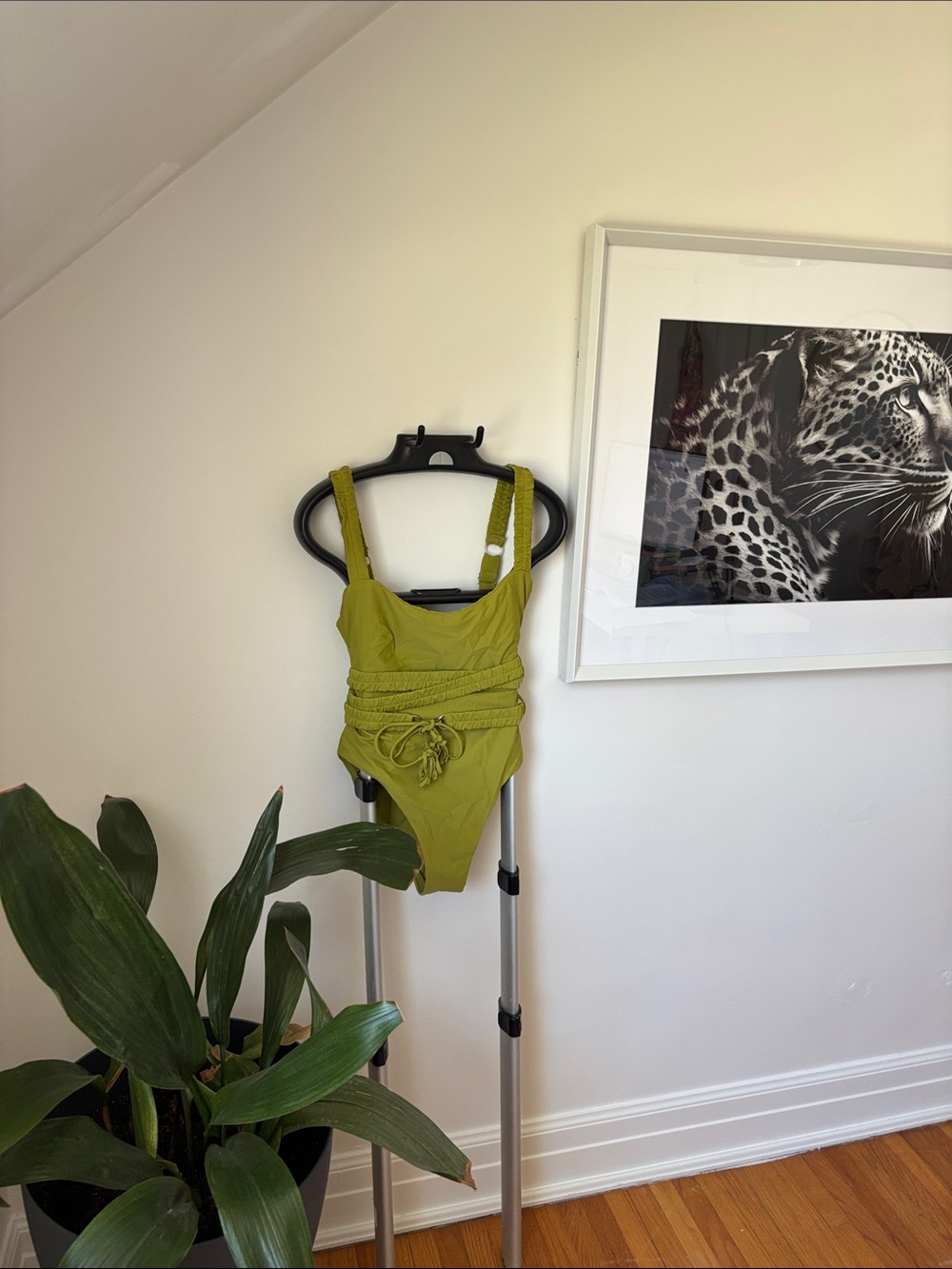 Andrea Iyamah Olive Green One-Piece Swimsuit